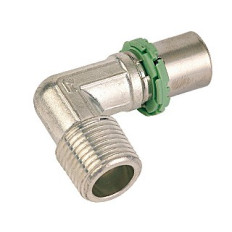 Coude à sertir 90° mâle