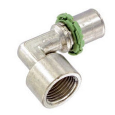 Coude à sertir 90° femelle