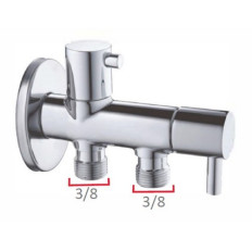 Robinet d'arrêt double design