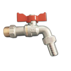 Robinet double service papillon (jardin) ITAL