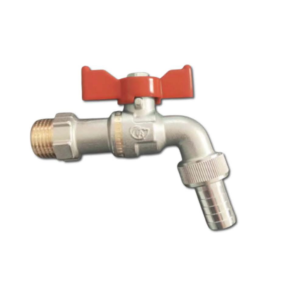 Robinet double service papillon (jardin) ITAL