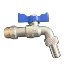 Robinet double service papillon (jardin) ITAL