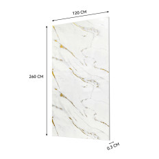 Panneaux muraux glossy gold