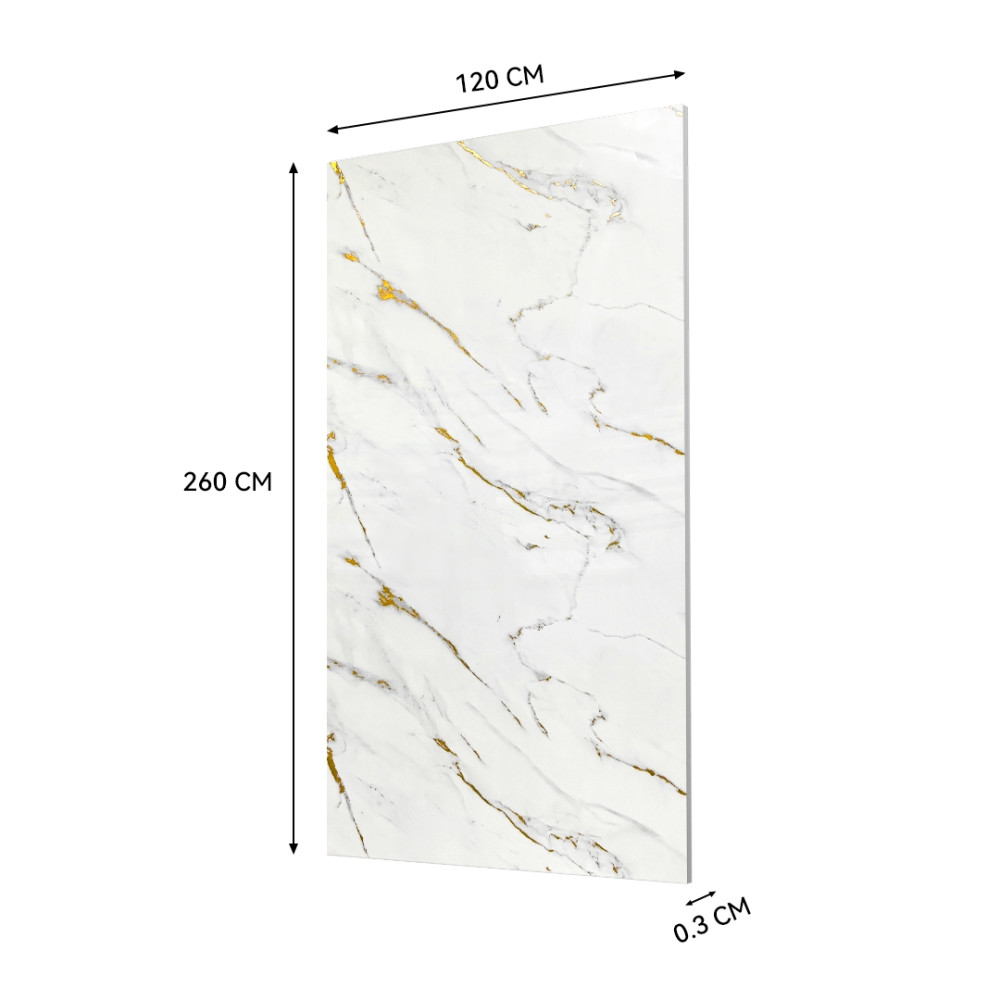 Panneaux muraux glossy gold