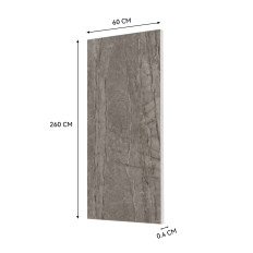 Panneaux muraux pierre brun-gris