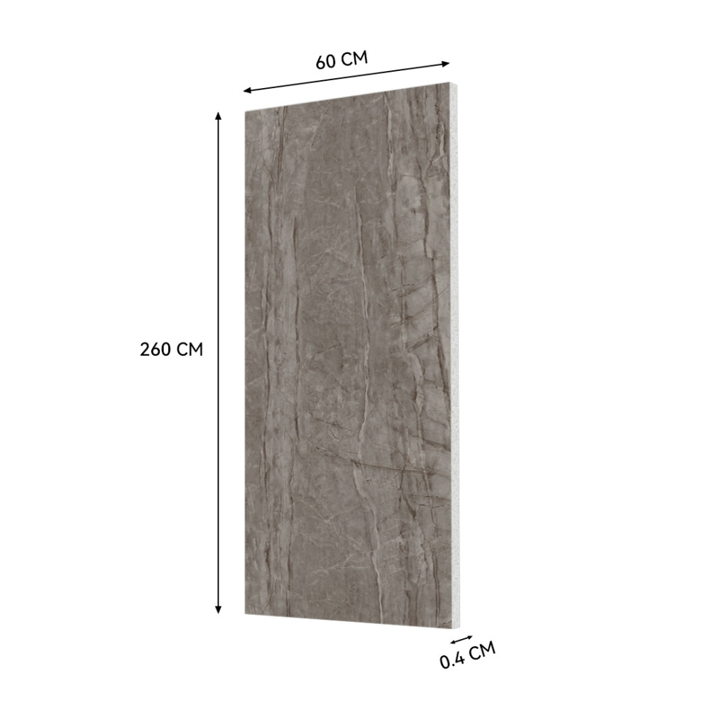 Panneaux muraux pierre brun-gris