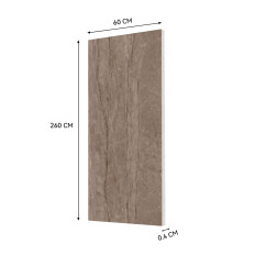 Panneaux muraux pierre brun