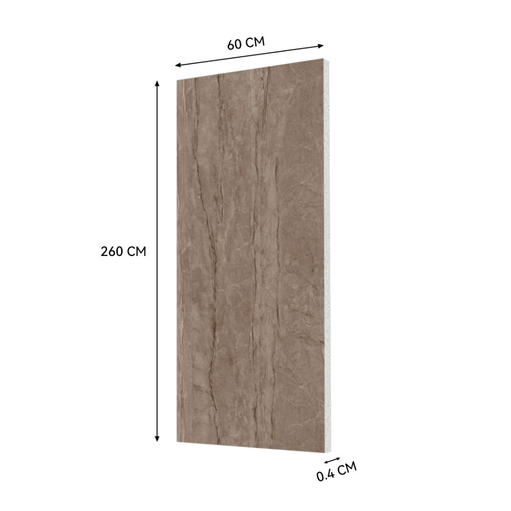 Panneaux muraux pierre brun