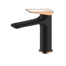 Mitigeur lavabo Noir / rose gold