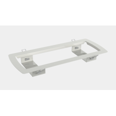 Cadre pour éclairage de secours LED rectangulaire