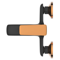 Mitigeur de baignoire Noir / Rose gold