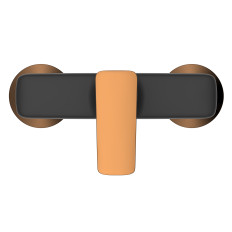 Mitigeur de douche Noir / Rose Gold