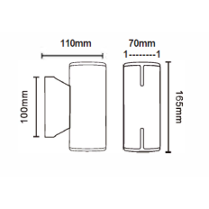 Applique Murale Design cylindrique
