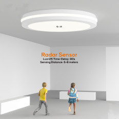 Panel rond LED avec détecteur