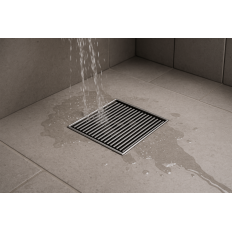 Caniveaux carrés lignés