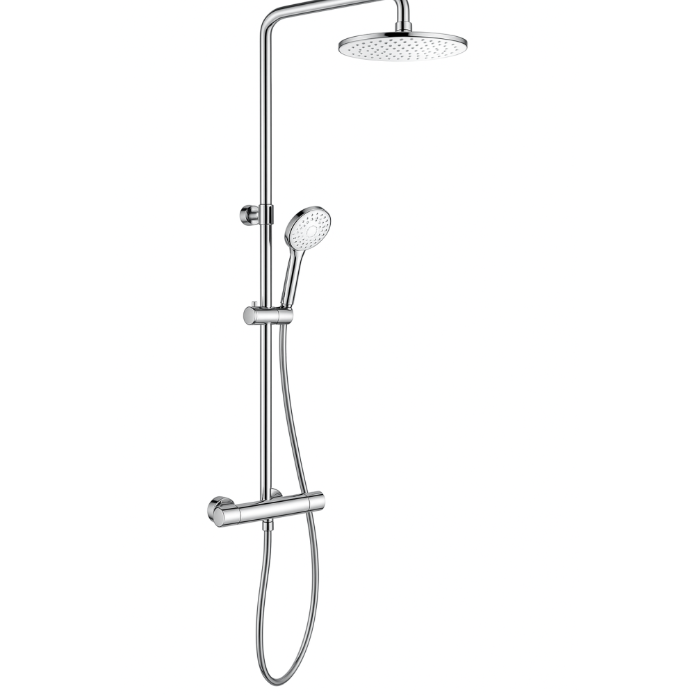 Colonne de douche avec mitigeur thermos design