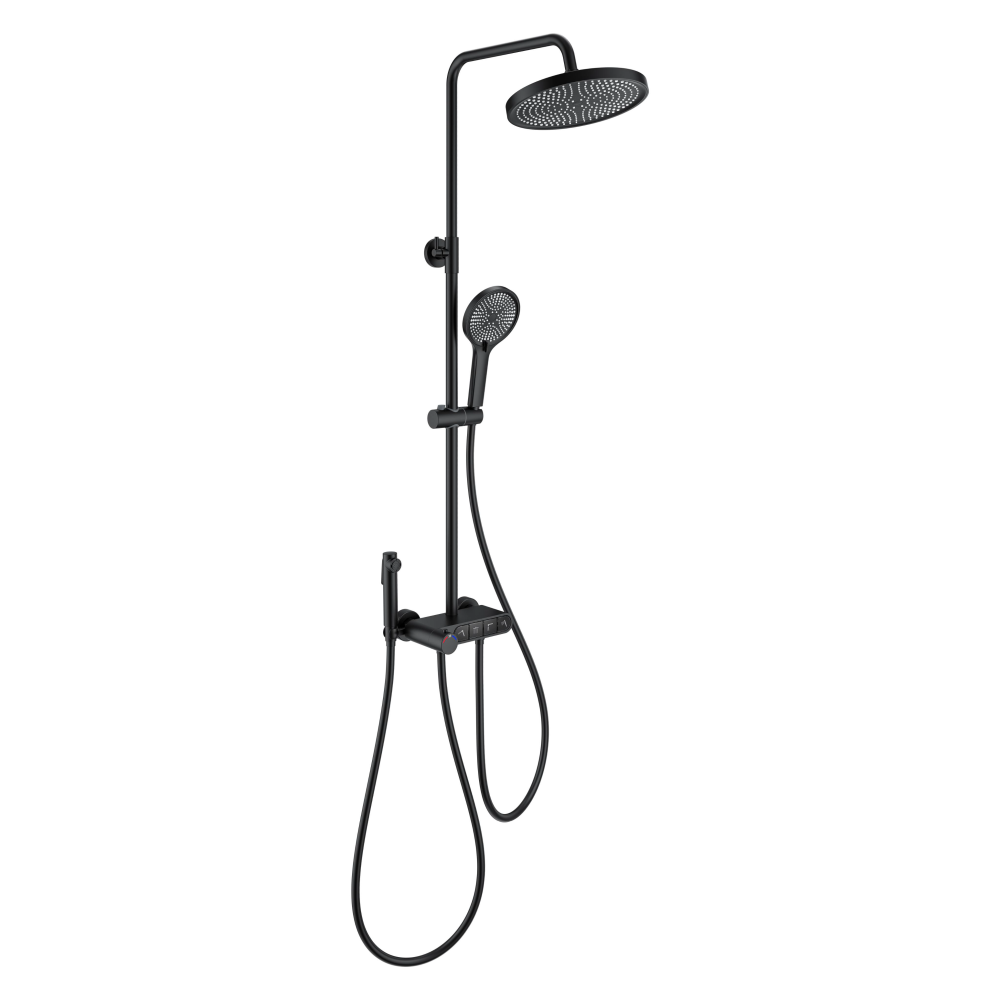 Colonne de douche complet embout rond