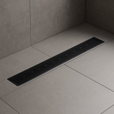Caniveaux 50 cm Noir mat