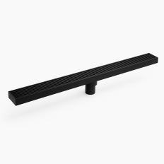 Caniveaux 50 cm Noir mat