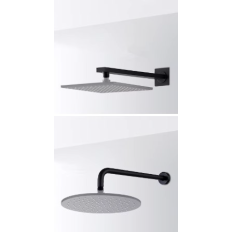 Bras de douche mural rectangle