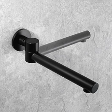 Robinet mural pivotant encastré