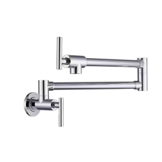 Robinet embout pivotant chrome